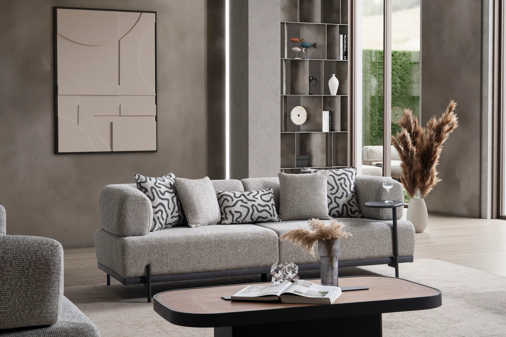 Verona Gri Koltuk Takımı